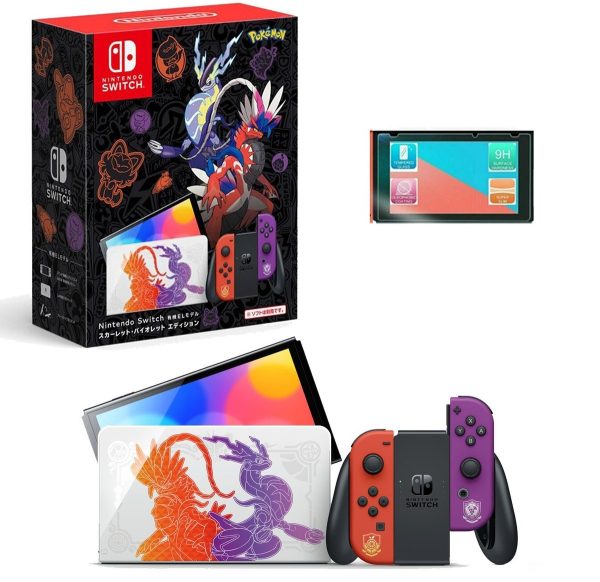 Nintendo Switch Oled edición Escarlata Violeta