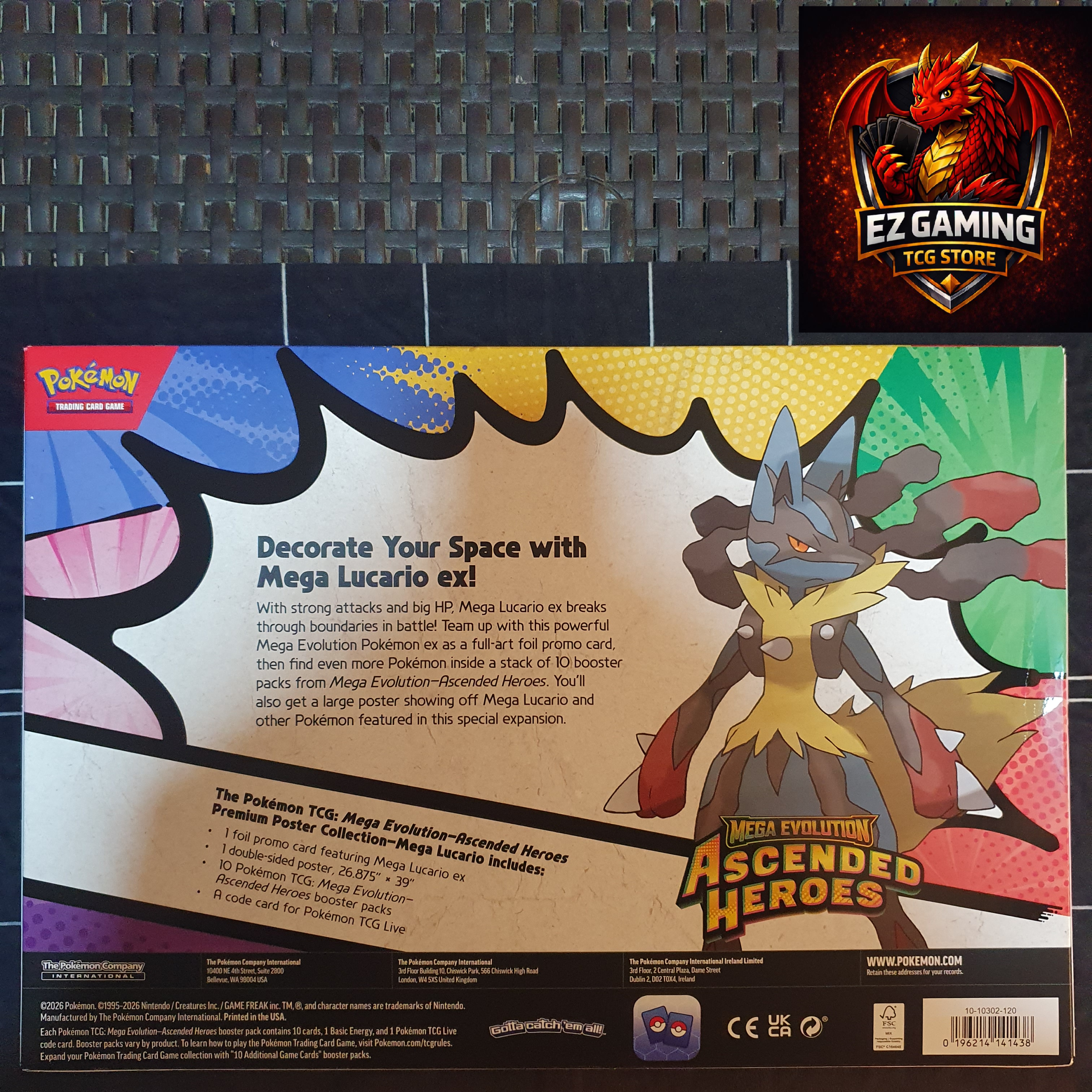 Pokemon TCG: Mega Evolution-Ascended Heroes-Mega Lucario - Imagen 3