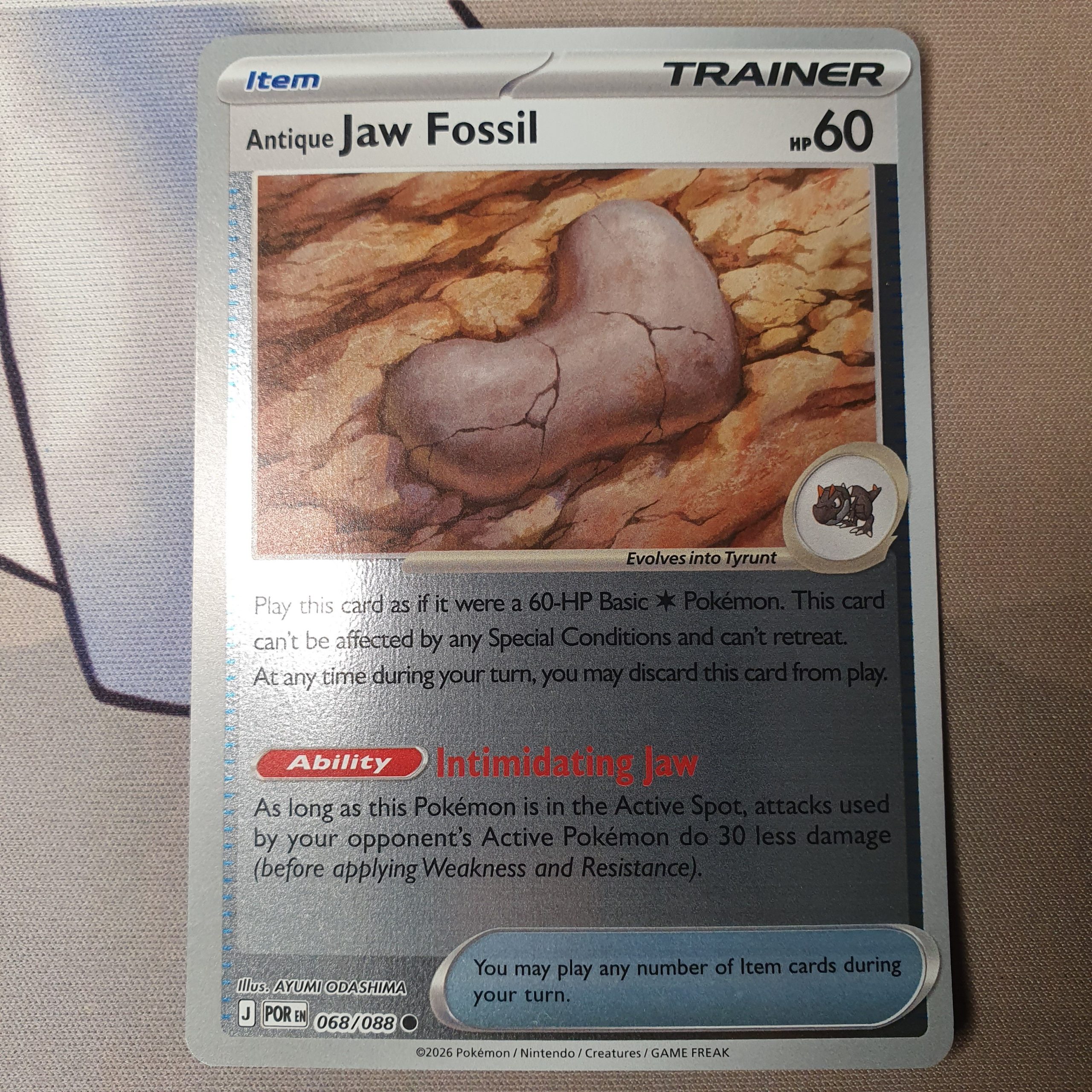 Antique Jaw Fossil - 068/088 - ME03: Perfect Order (POR)