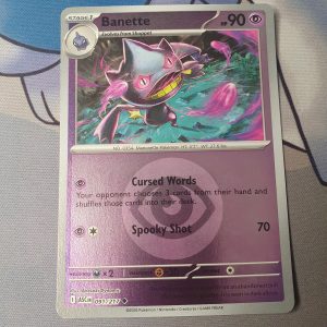 Banette (Reverse Holo Energy Symbol Pattern) - 091/217- ME: Ascended Heroes (ASC)