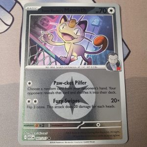 Team Rocket's Meowth (Reverse Holo Energy Symbol Pattern) - 161/217 - ME: Ascended Heroes (ASC)