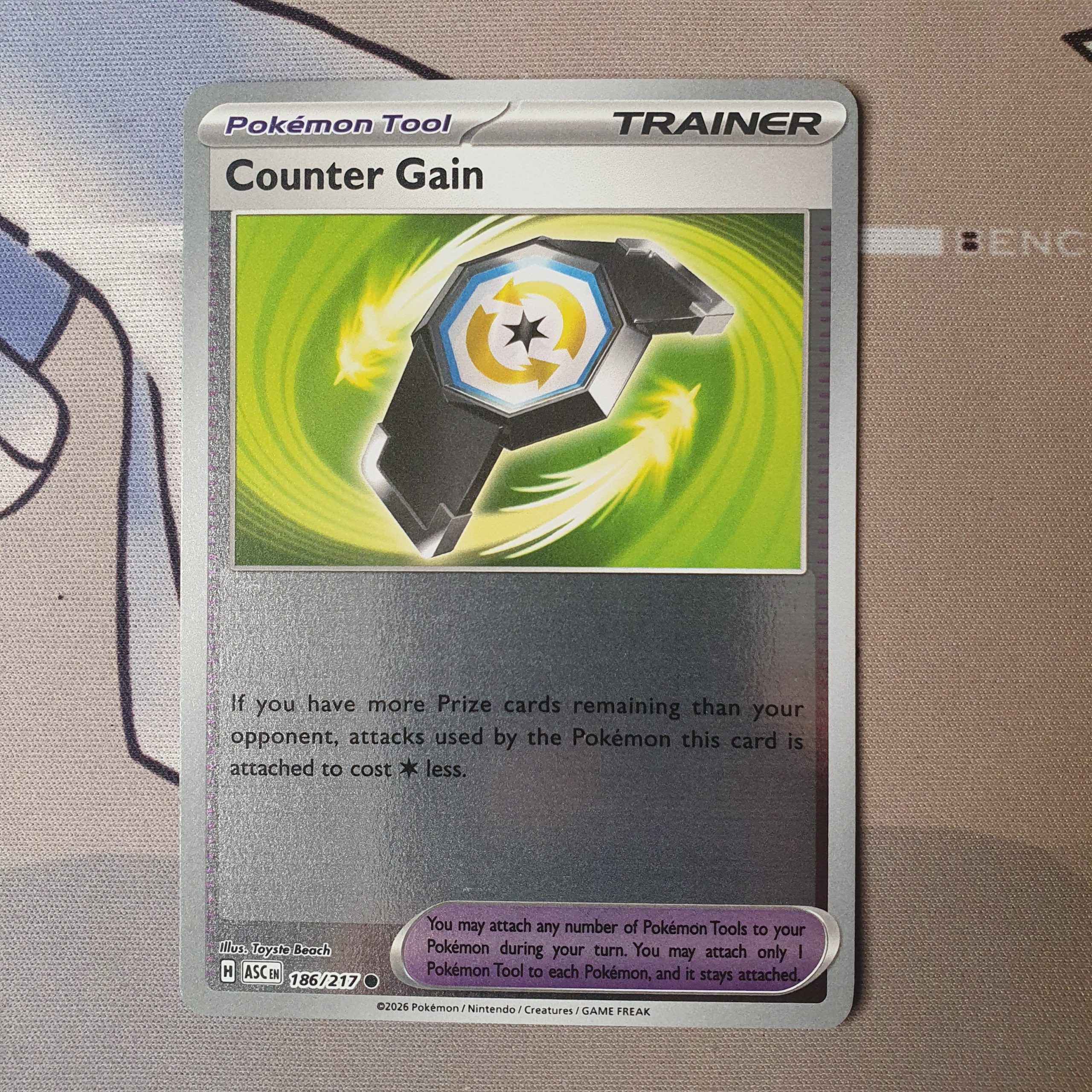 Counter Gain (Reverse Holo) - 186/217 - ME: Ascended Heroes (ASC)