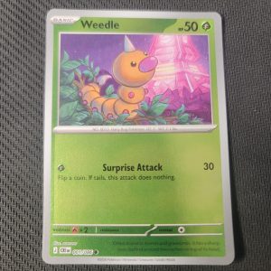 Weedle (Reverse Holo) -001/086- ME04: Chaos Rising (CRI)