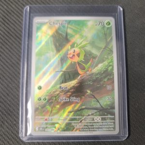 Chespin (Illustration Rare) – 087/086 – ME04: Chaos Rising (CRI)
