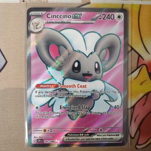 Cinccino Ex (Full Art/Ultra Rare) – 105/086 – ME04: Chaos Rising (CRI)