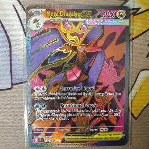 Mega Dragalge Ex (Full Art/Ultra Rare) – 104/086 – ME04: Chaos Rising (CRI)